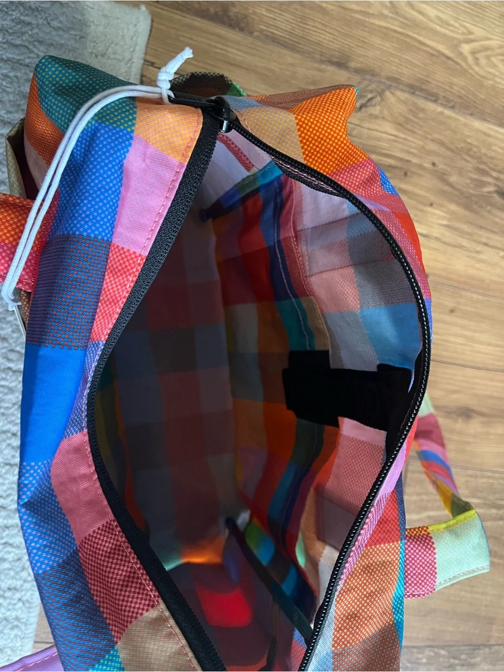 BAGGU Madras ECB Everyday Cloud Bag - Picture 8 of 14